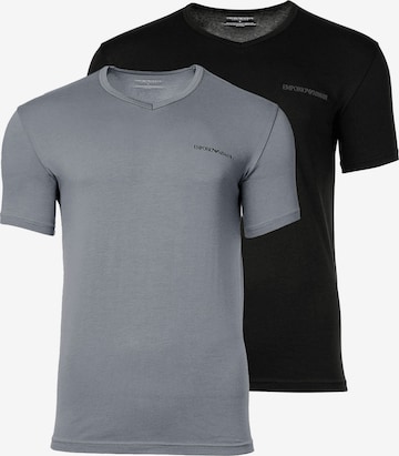 Maglietta di Emporio Armani in grigio: frontale