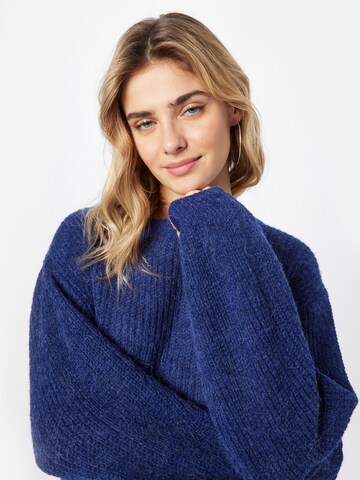 PULZ Jeans Pullover 'IRIS' in Blau