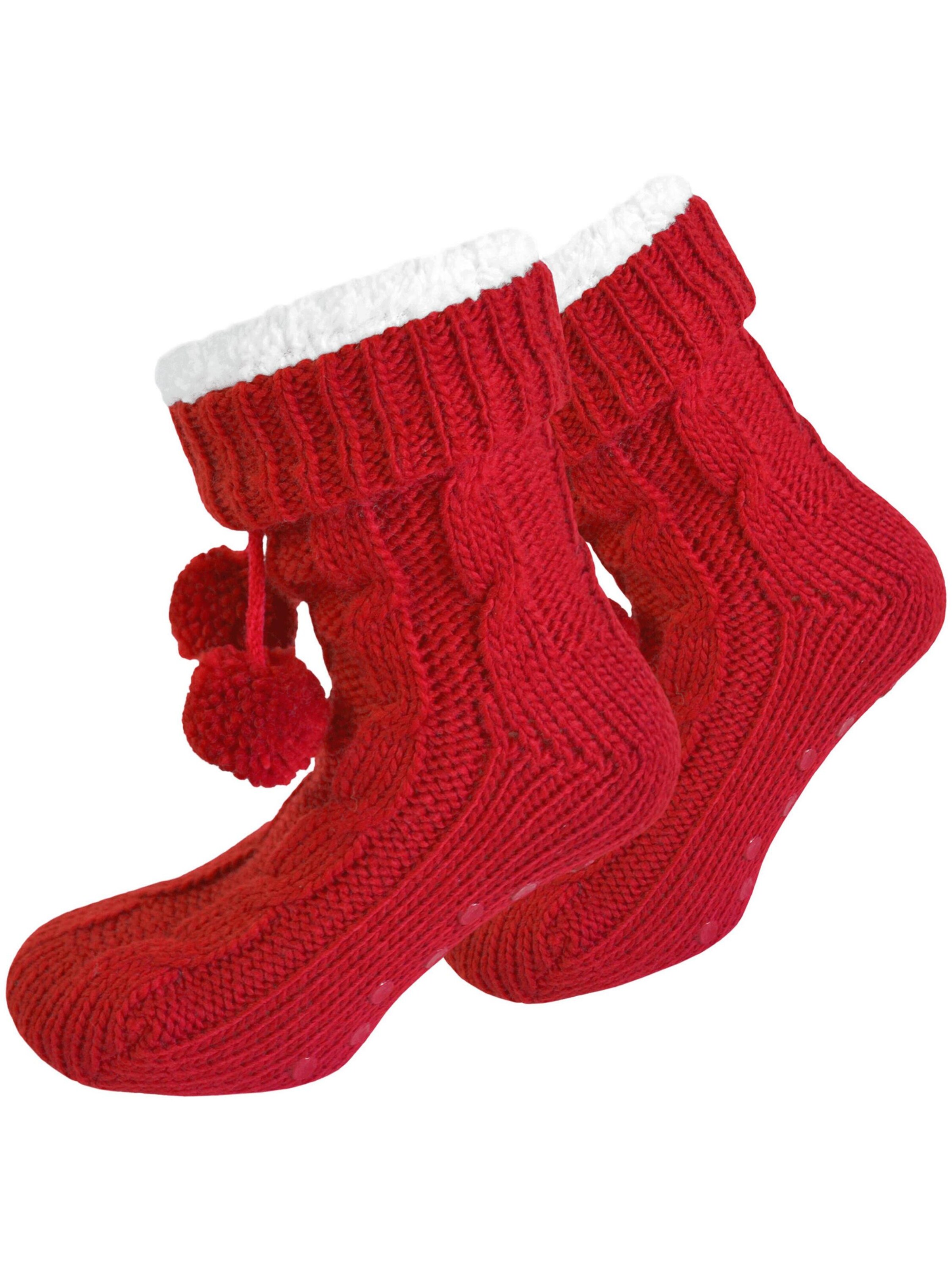 normani Socks in Red: front