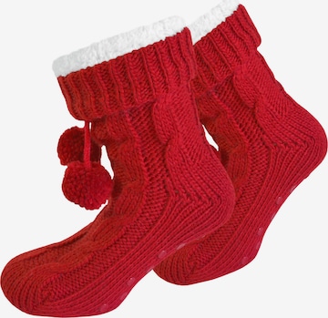 Chaussettes normani en rouge : devant