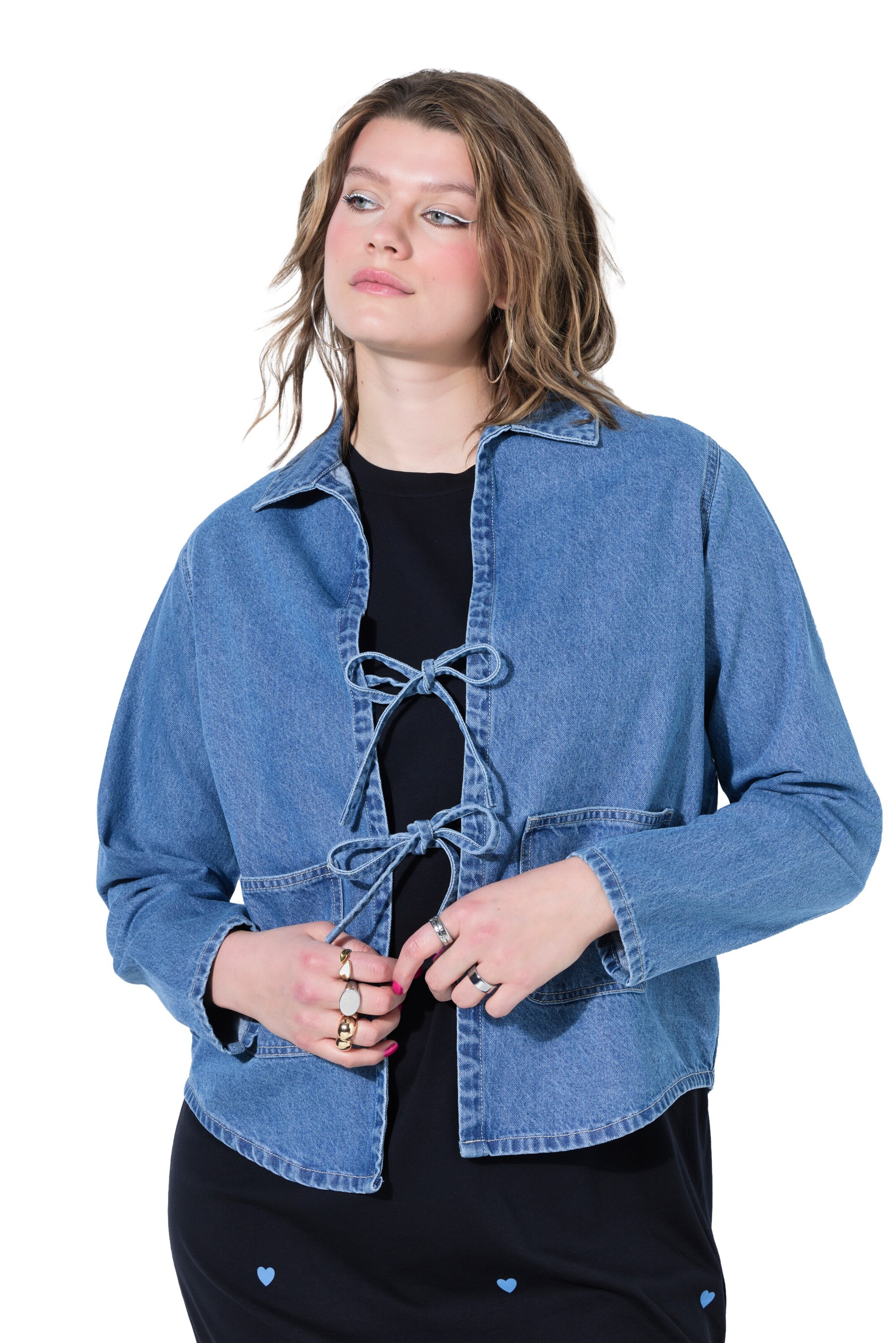 Studio Untold Übergangsjacke in Blau: Vorderseite