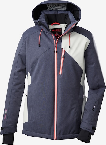 KILLTEC Athletic Jacket in Blue: front