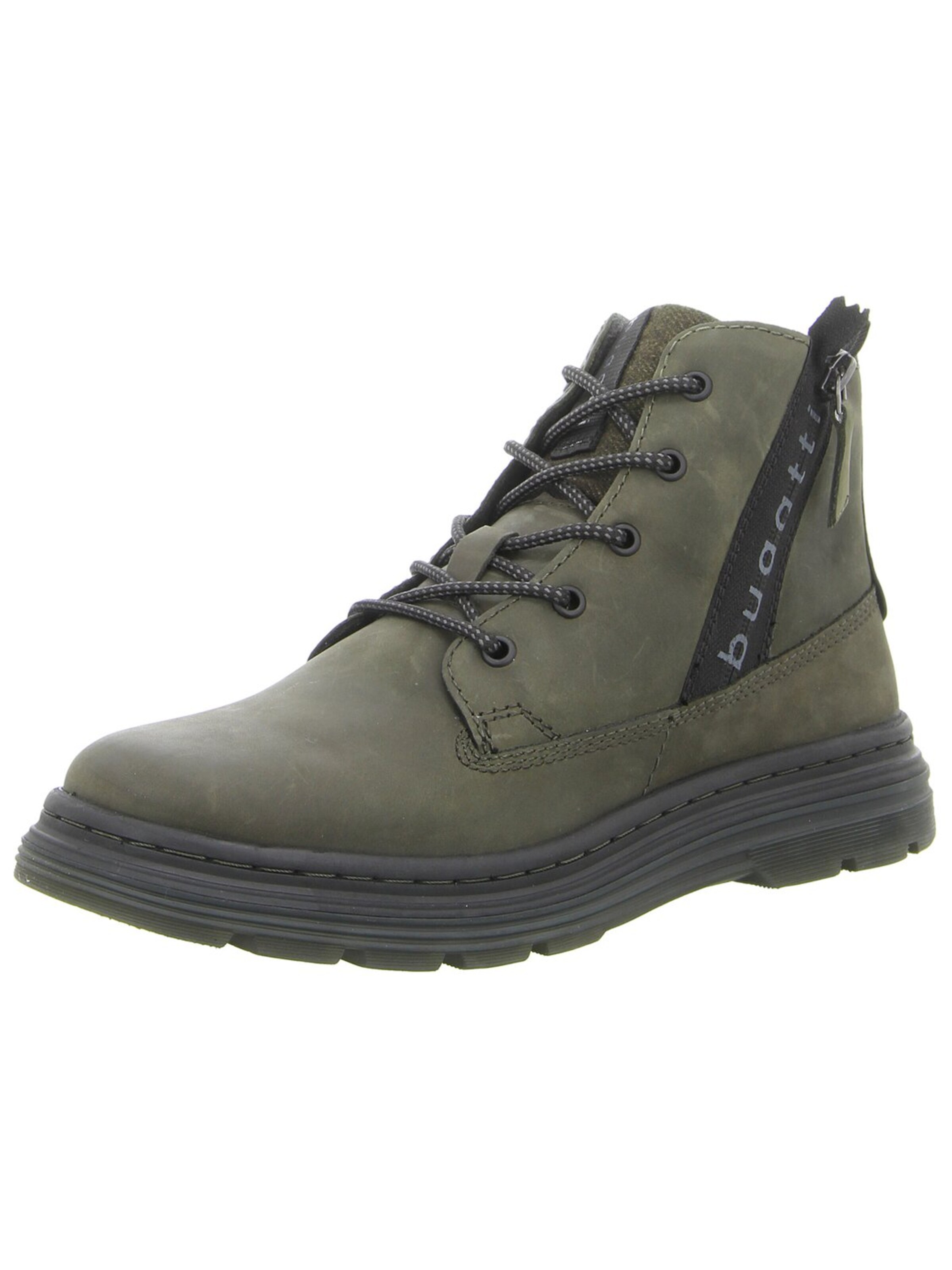 bugatti Boots 'Herren Stiefelette 321-AUC30-1200-7100 Echt Leder in grün' in 40 in Green, Item view