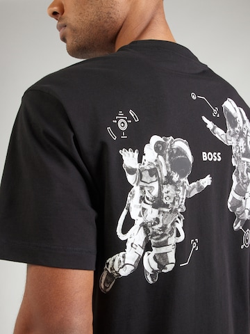 BOSS - Camiseta 'Galaxy' en negro