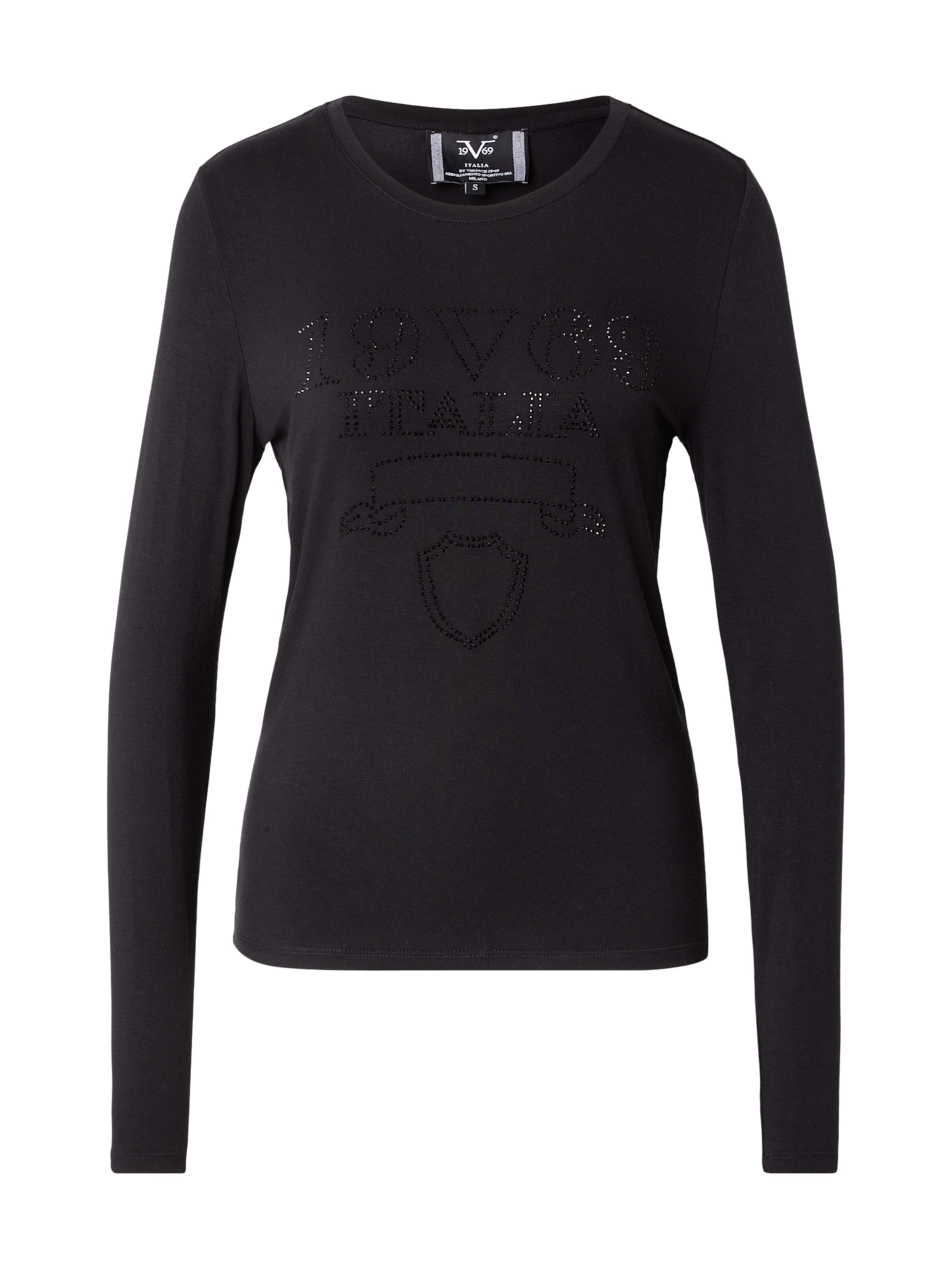 19V69 ITALIA Paita 'Valeska' värissä musta: etupuoli