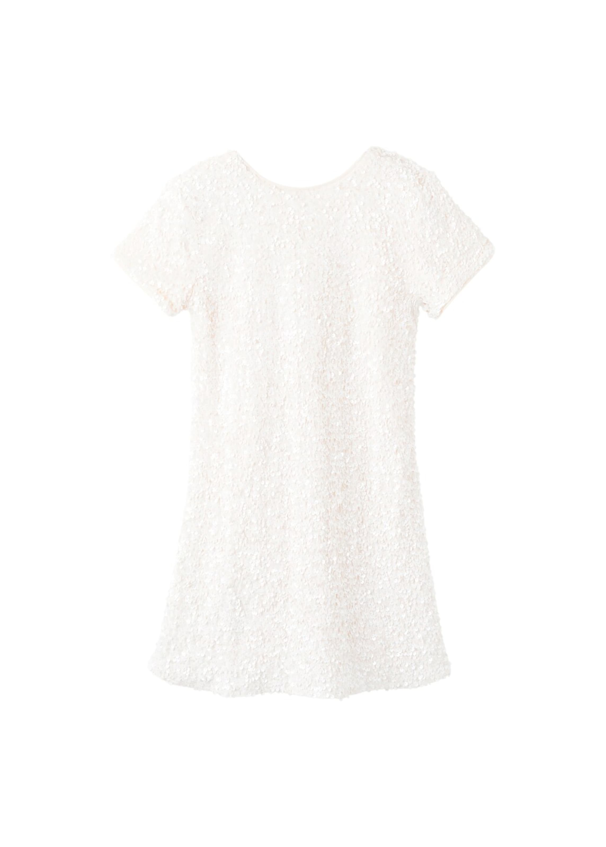 MANGO KIDS Dress 'Blanca' in White: front
