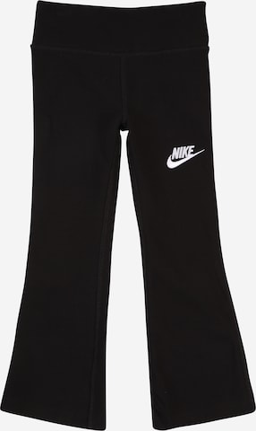 Nike Sportswear Flared Leggings in Zwart: voorkant