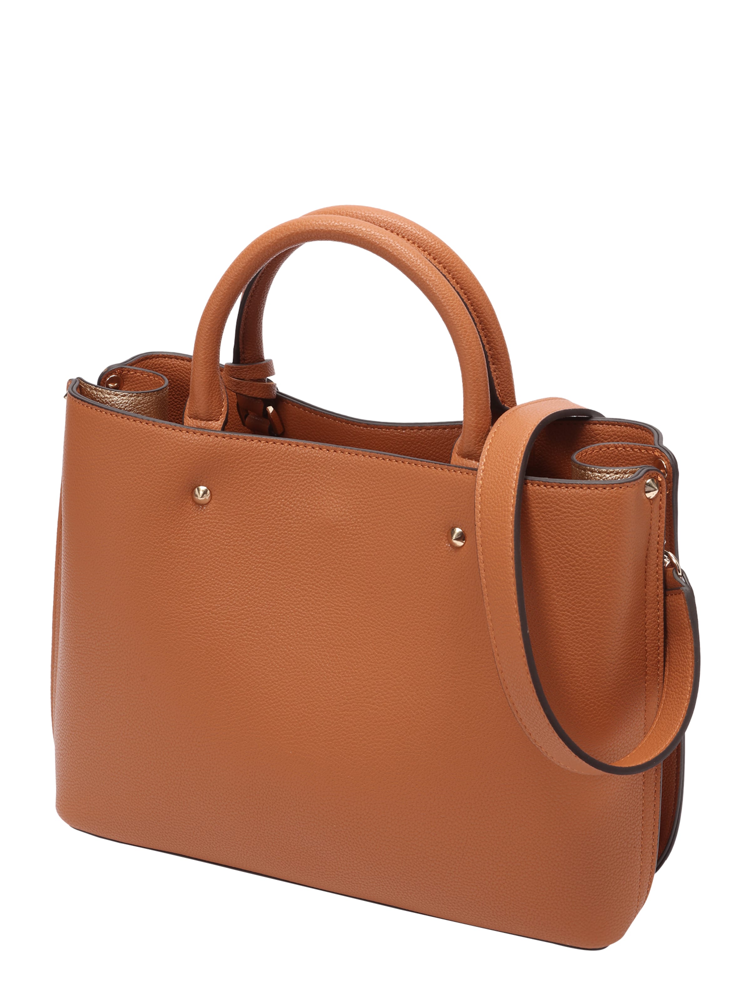GUESS Handtasche 'MERIDIAN II GIRLFRIEND SATCHEL' in Braun
