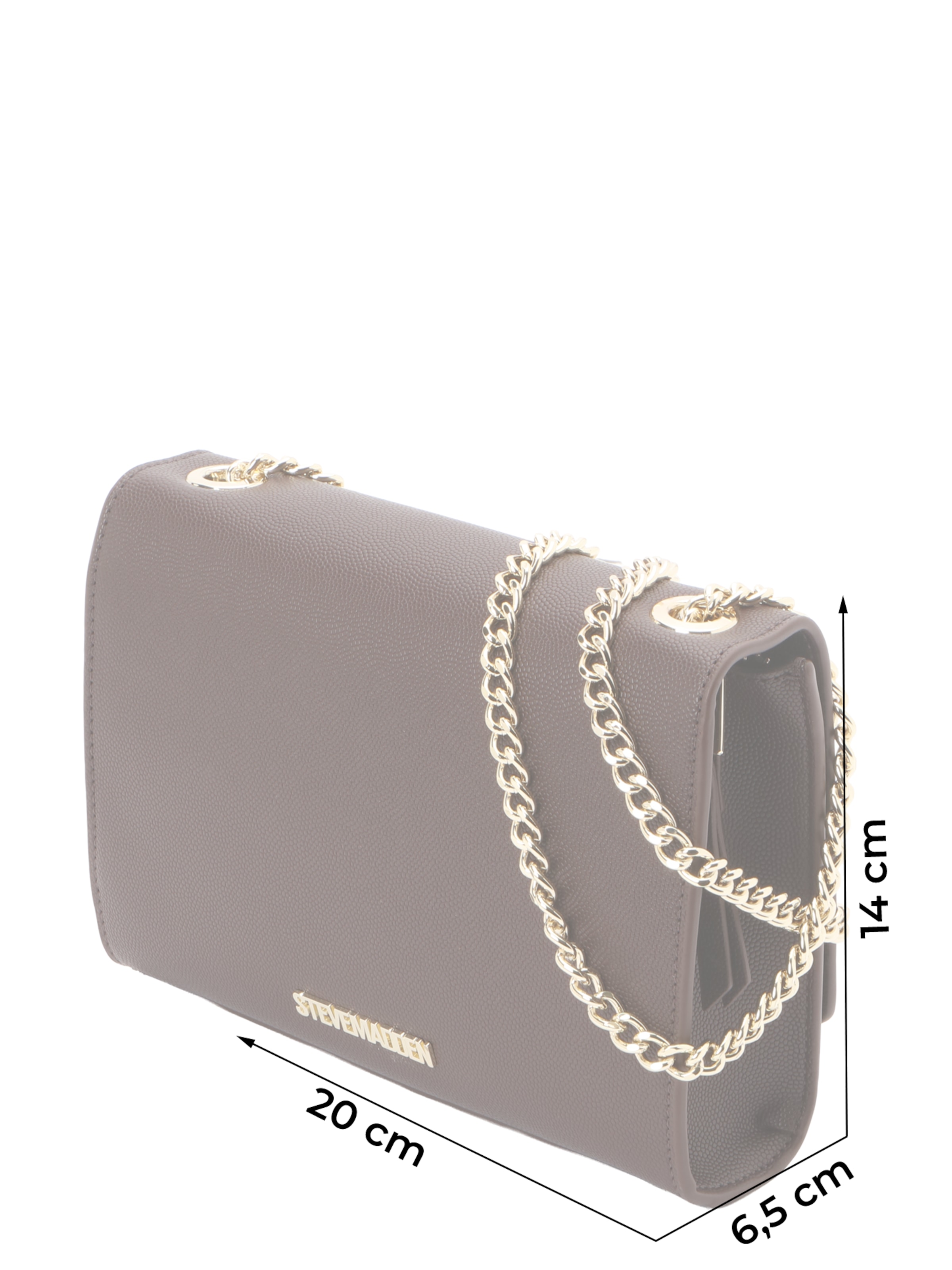 STEVE MADDEN Skuldertaske 'Bramone' i brun: forside