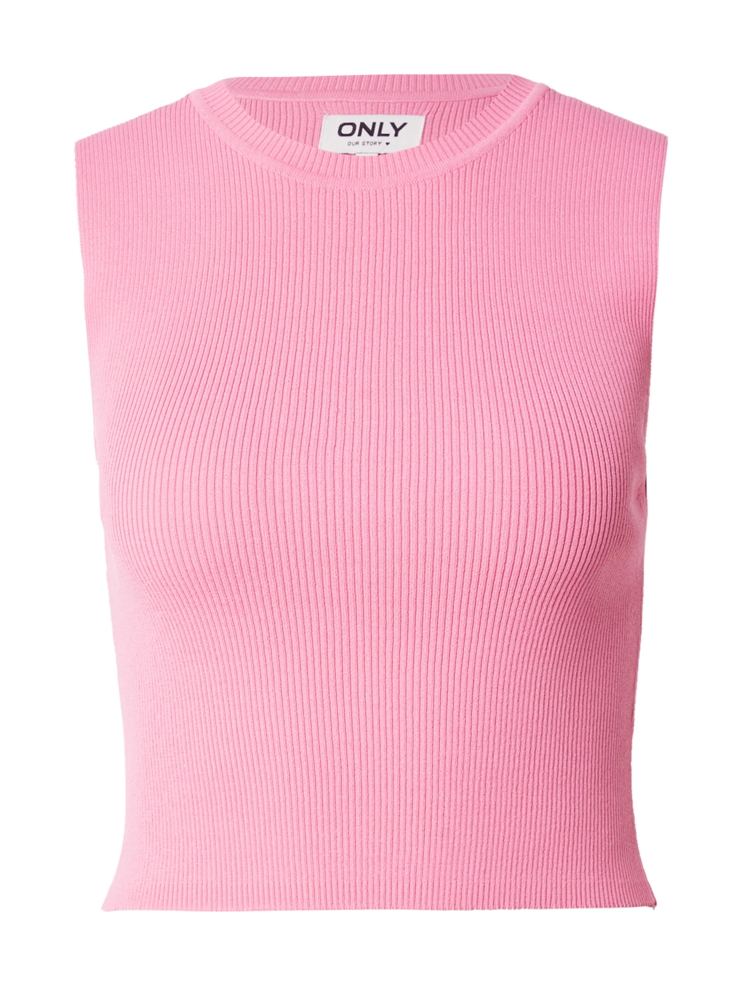 ONLY Kootud topp &#x27;ONLMajli&#x27;, värv roosa: eest vaates