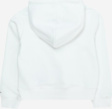 Bluză de molton de la Calvin Klein Jeans pe alb