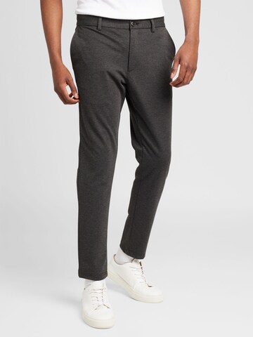 Coupe slim Pantalon 'MARCO' JACK & JONES en gris : devant