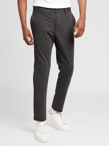 JACK & JONES Slim fit Trousers 'MARCO' in Grey: front