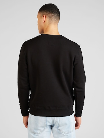 ALPHA INDUSTRIES Sweatshirt in Zwart