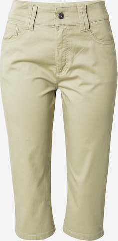 QS Slimfit Hose in Grün: Vorderseite