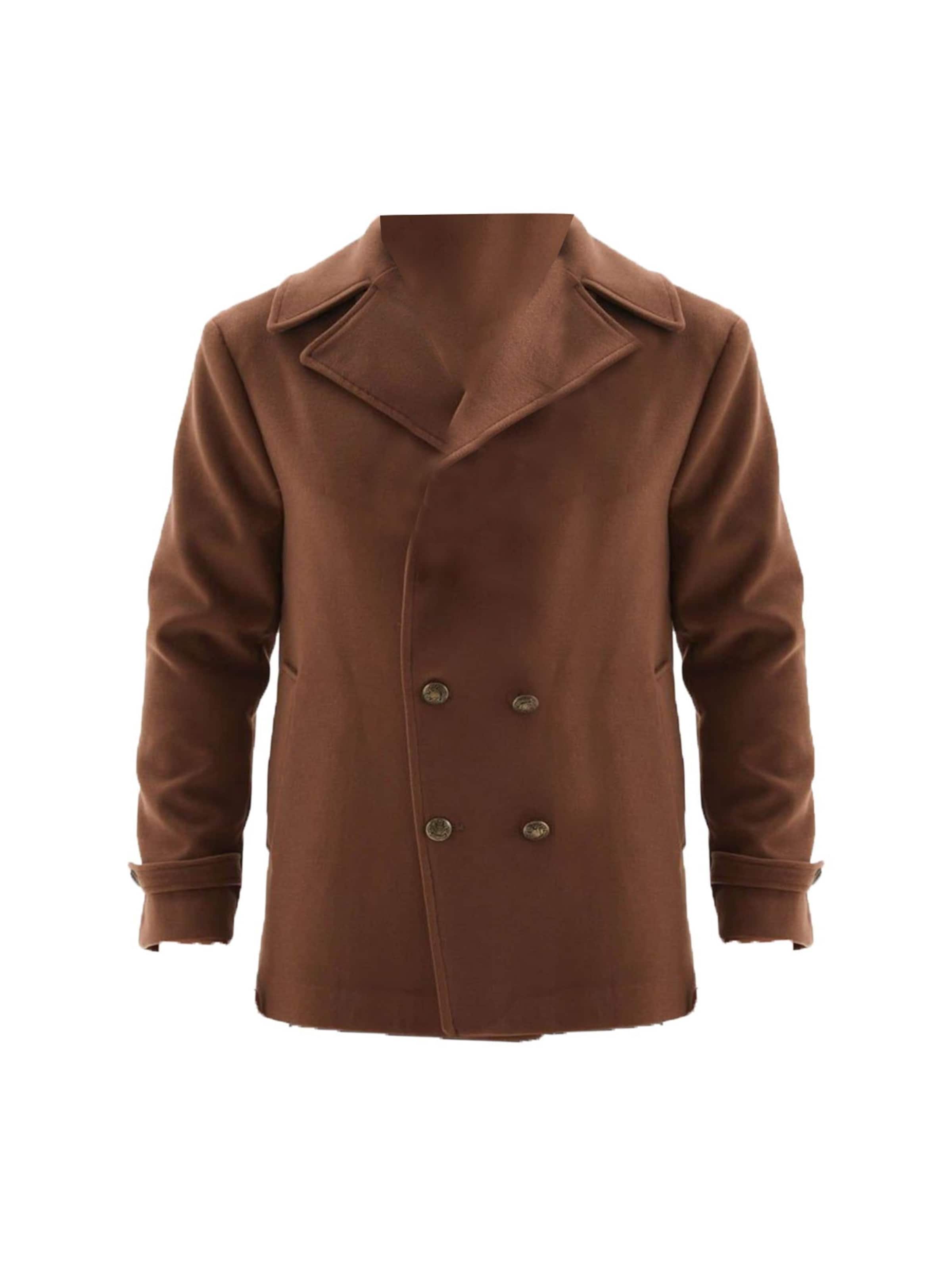 Antioch Overgangsfrakke i brun: forside