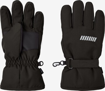 NAME IT Gloves 'Snow' in Black: front
