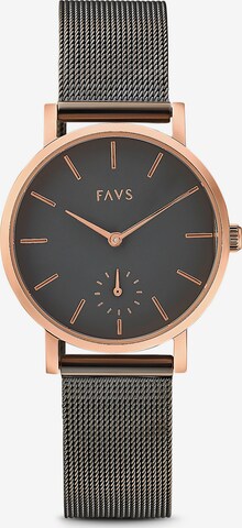 FAVS Analog Watch in Grey: front