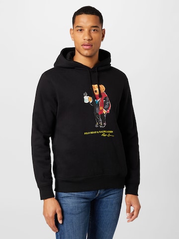 Polo Ralph Lauren - Sweatshirt em preto: frente