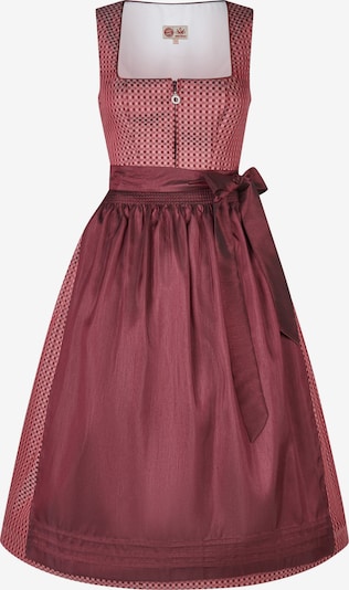 SPIETH & WENSKY Dirndl 'FCB Kristin' in Midilänge in 30 in dunkelrot, Produktansicht