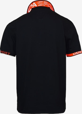 T-Shirt 'CAAD' U.S. POLO ASSN. en noir