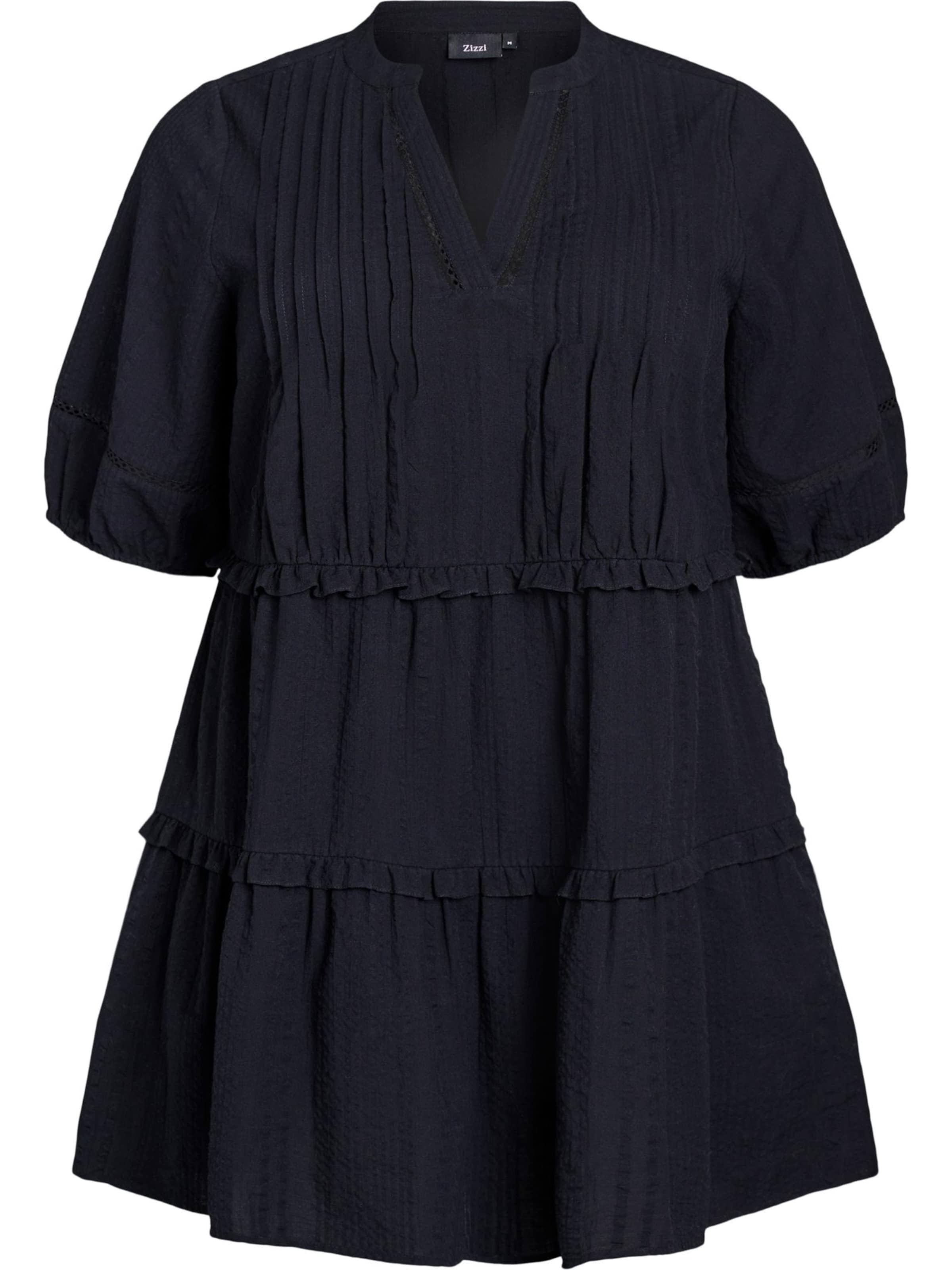 Zizzi Tunic 'AGUTTA' in Black: front