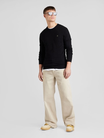 SCOTCH & SODA Pullover 'Essentials' in Schwarz