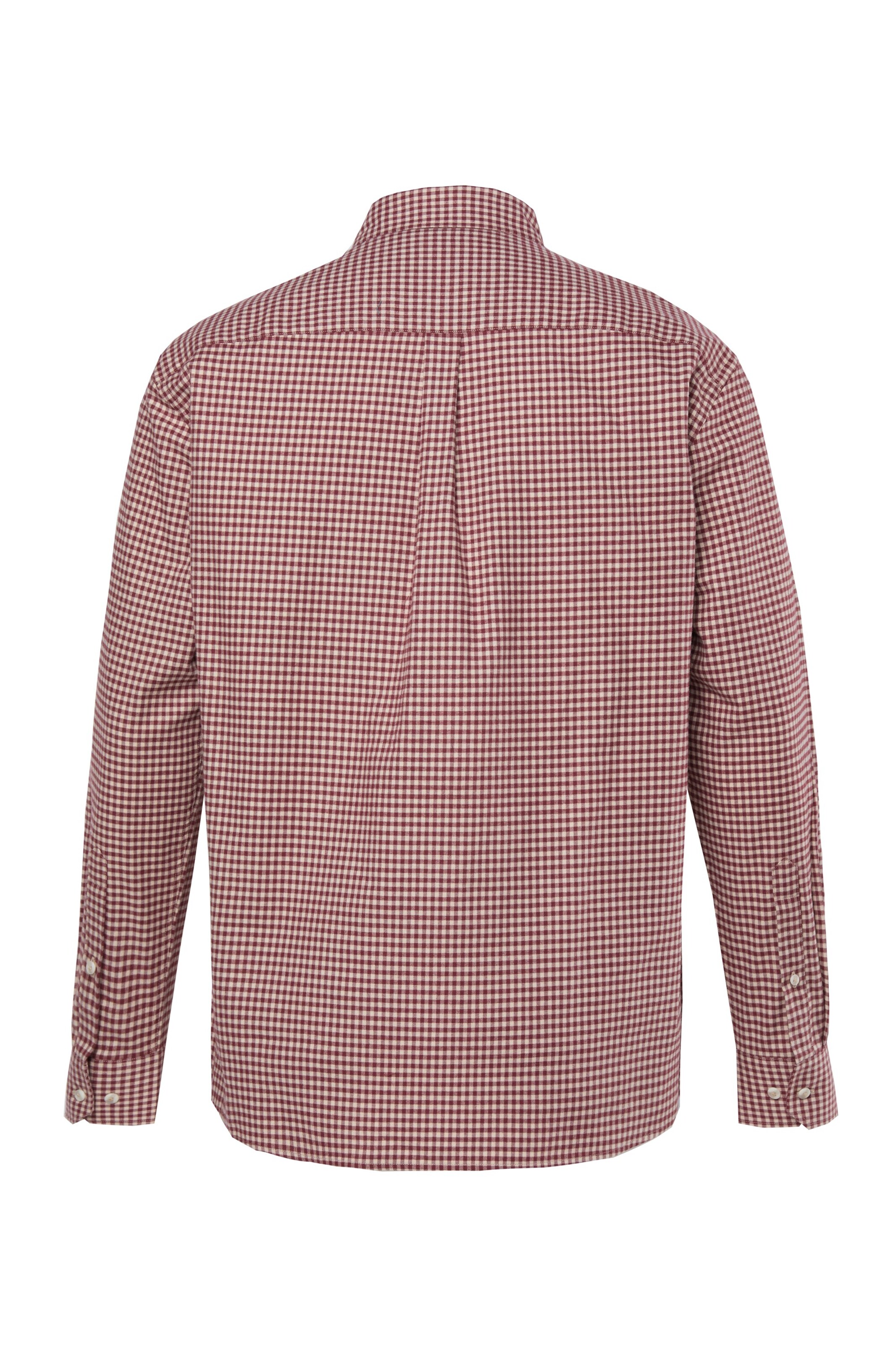 Men Plus Comfort fit Overhemd in Rood