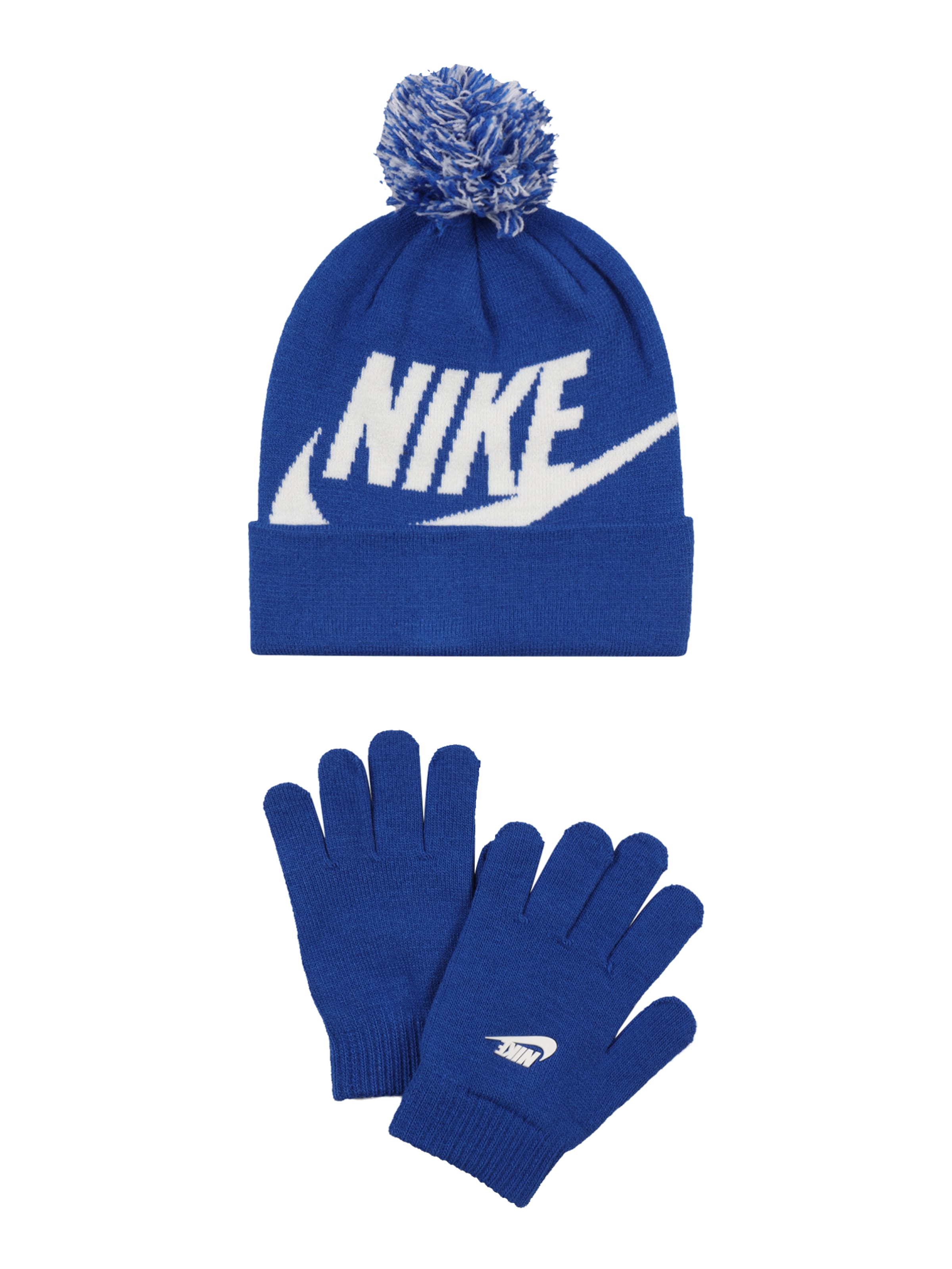 Nike Sportswear Set 'Swoosh Pom' in Blau: Vorderseite