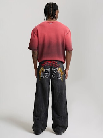 Ed Hardy Baggy Τζιν 'Tattoo City Tiger' σε μαύρο