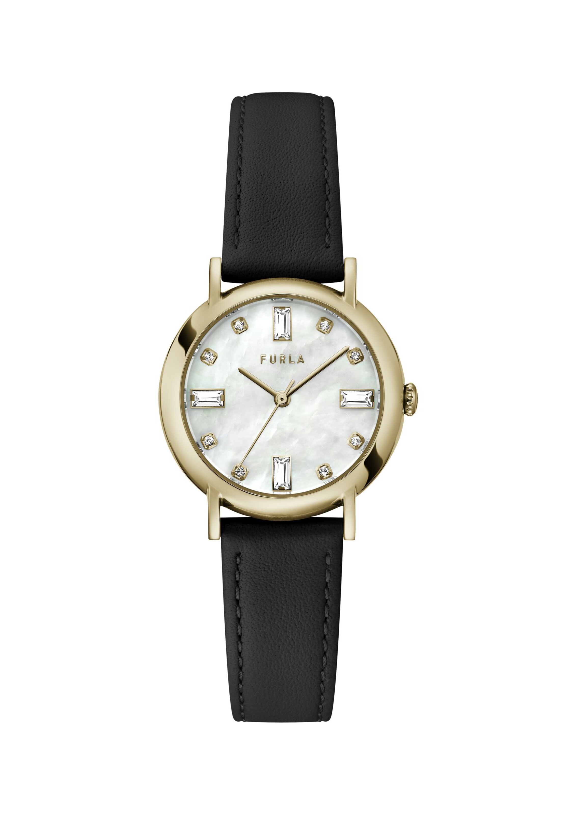 FURLA Analog watch in Black: front