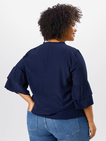 ABOUT YOU Curvy Blouse 'Dilara' in Blue