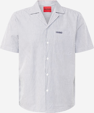 HUGO - Camisa 'Ellino' em azul: frente