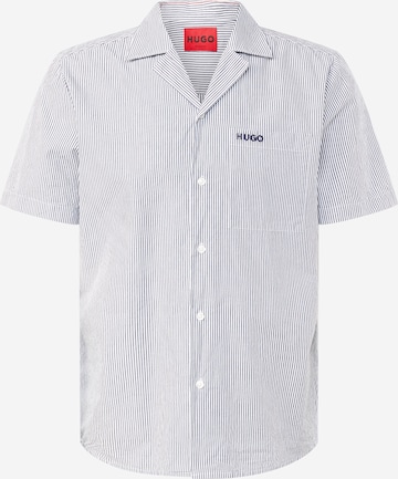 Coupe regular Chemise 'Ellino' HUGO Red en bleu : devant