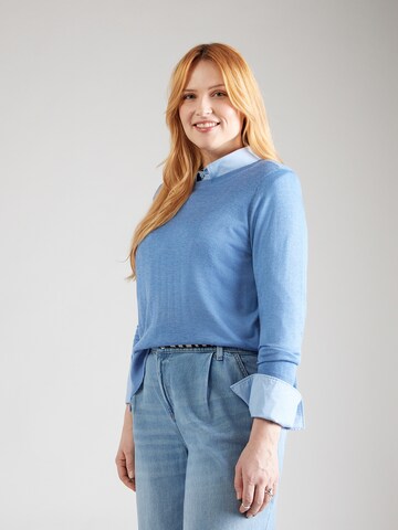 ONLY Carmakoma Svetr – modrá: přední strana