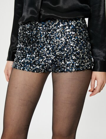 Koton Skinny Shorts in Silber