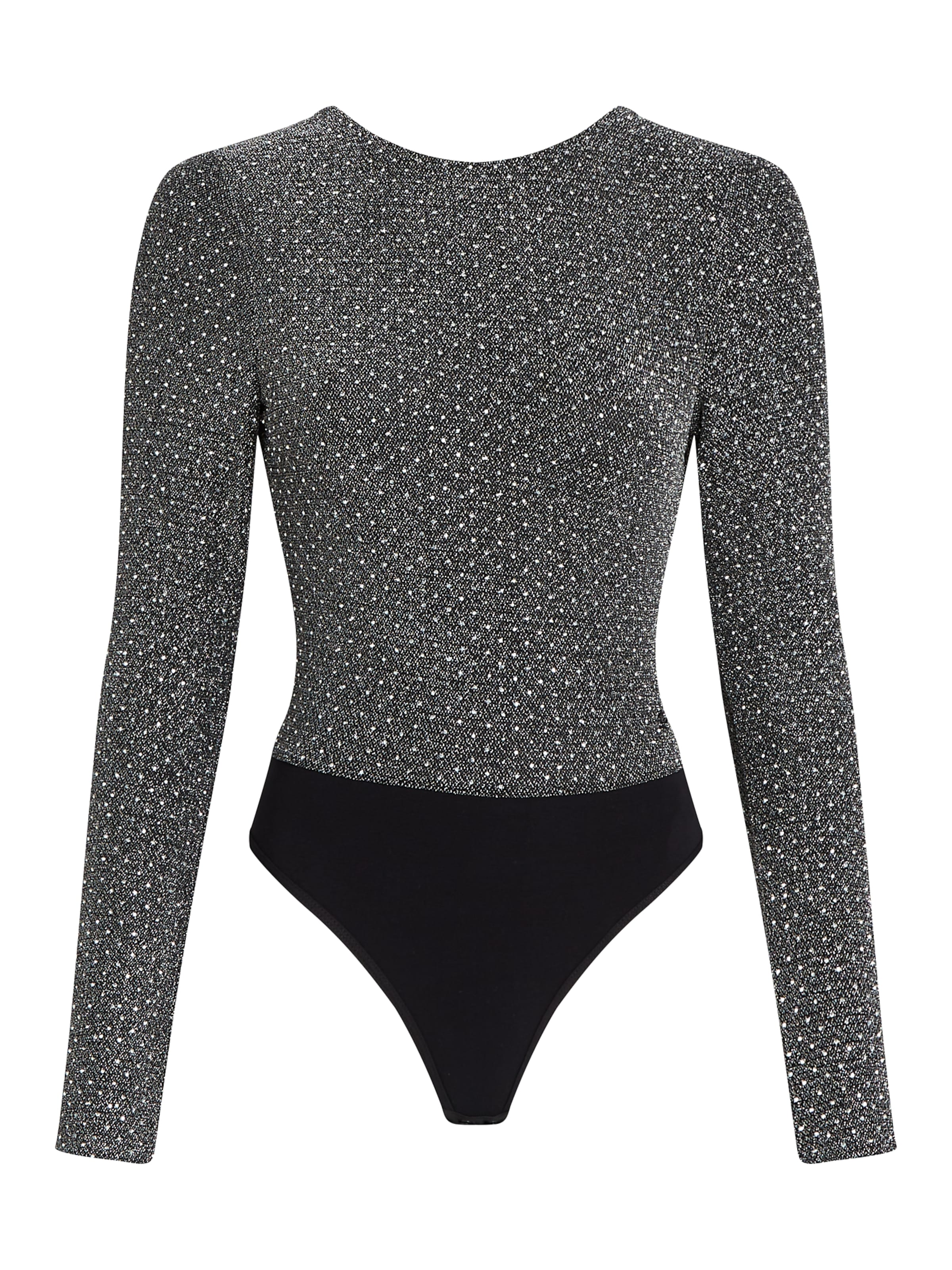 Body a maglietta di Karl Lagerfeld in grigio: frontale