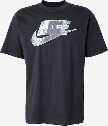 Nike Sportswear Shirt 'AIR' in Black: front