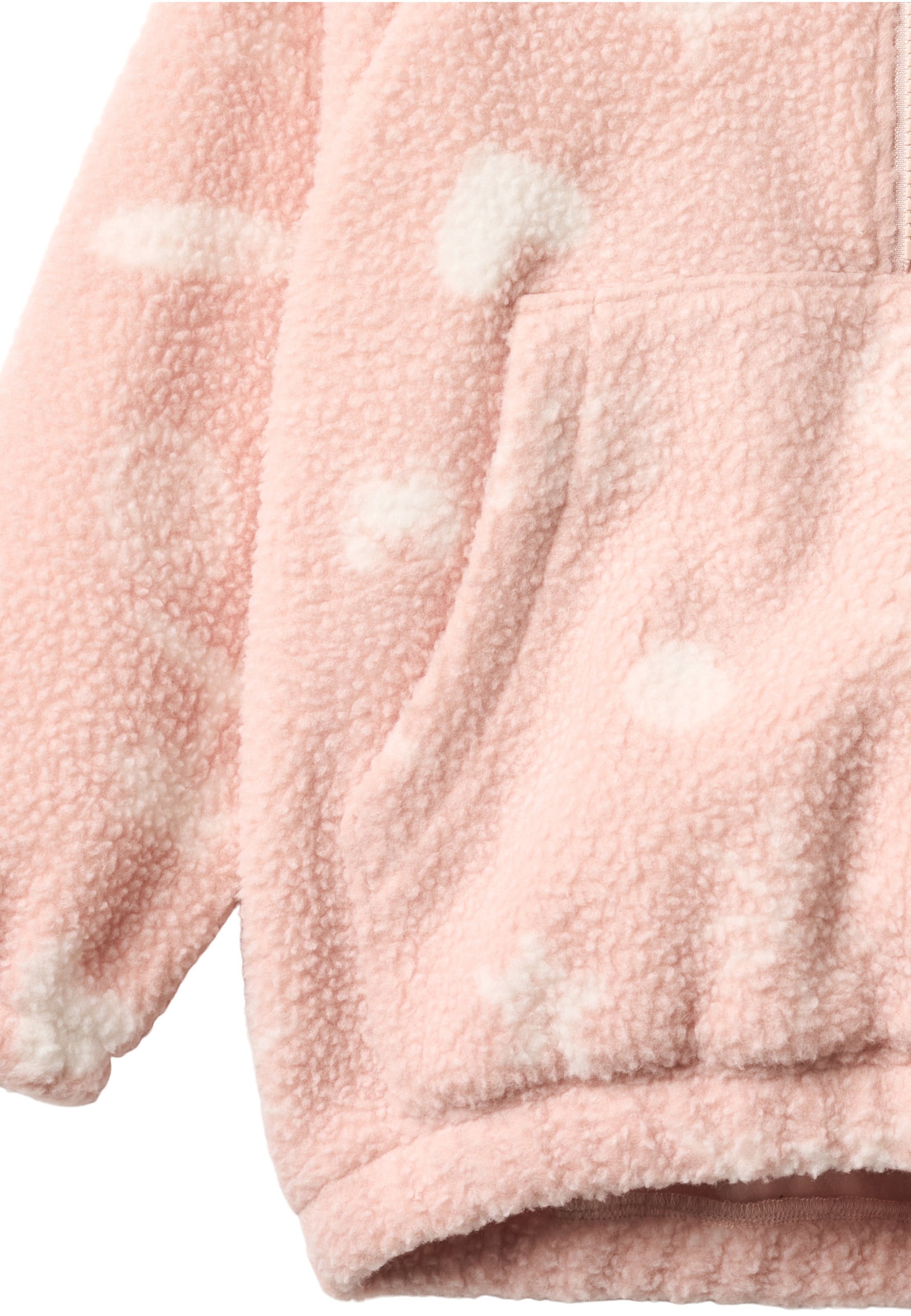 WHEAT Fleecejacke 'Moon' in Pink