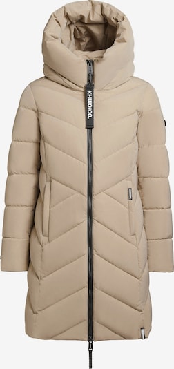 Žieminis paltas 'Darka 2' iš khujo, spalva – smėlio spalva, Prekių apžvalga