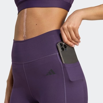 ADIDAS PERFORMANCE Skinny Sporthose 'Opt Ess' in Lila