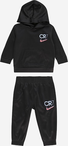 Nike Sportswear Jogginganzug in Schwarz: predná strana