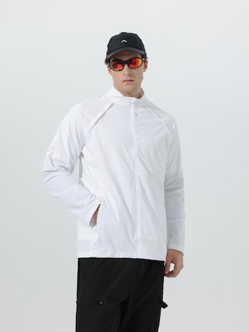Youthup Athletic Jacket in White: front
