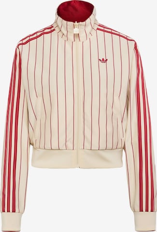 Veste de survêtement 'FIREBIRD' ADIDAS ORIGINALS en beige : devant