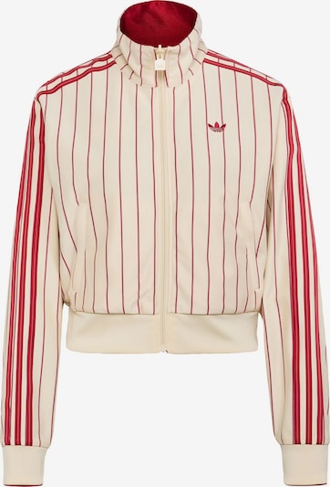 XS dydžio Džemperis 'FIREBIRD' iš ADIDAS ORIGINALS, spalva – kremo / raudona, Prekių apžvalga
