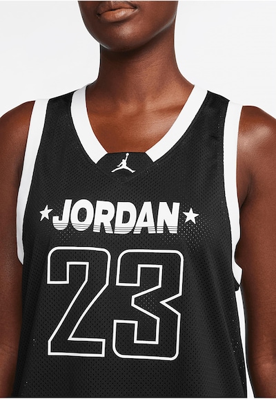 Jordan Sporttop in schwarz / weiß, Produktansicht
