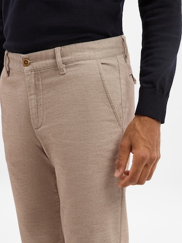 Alberto Regular Chino Pants 'Lou' in Beige