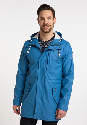 Schmuddelwedda Tussenparka in Blauw: voorkant