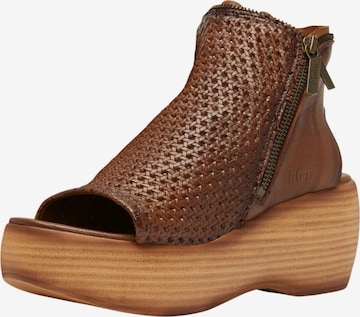 FELMINI Sandals 'FIJI D419' in Brown: front