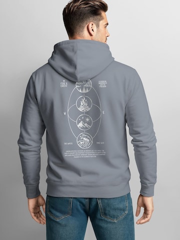 Neverless Sweatshirt 'Elemental Awareness' in Grey